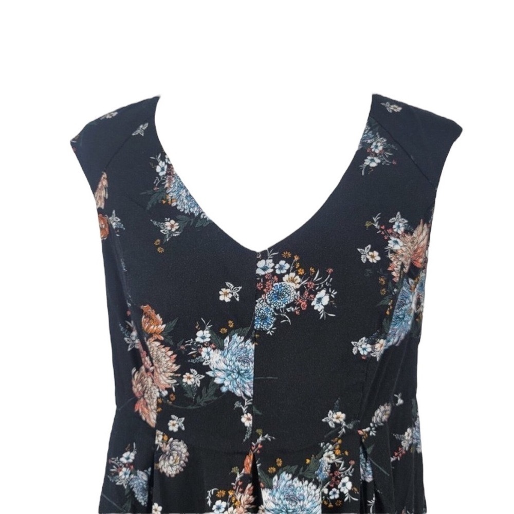 TORRID Floral Print Georgette Midi Dress Size 10 - Picture 5 of 16